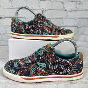 Twisted X Hooey Loper Women's 6M‎ Lace Up Sneakers Shoe Multicolor WHYC020